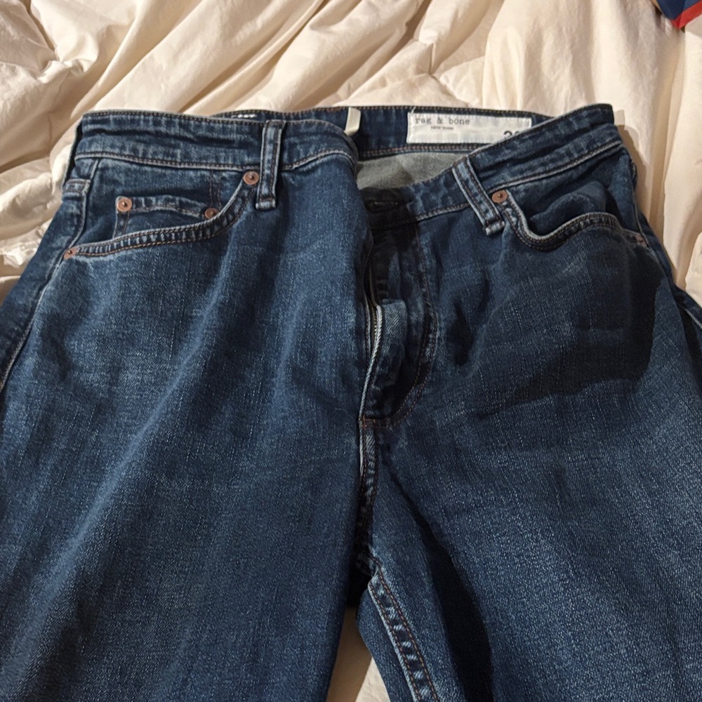 rag & bone Dark Blue flared jeans